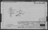 Manufacturer's drawing for North American Aviation B-25 Mitchell Bomber. Drawing number 98-534110