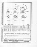 Manufacturer's drawing for Generic Parts - Aviation General Manuals. Drawing number AN944