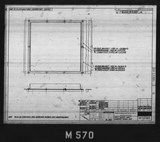 Manufacturer's drawing for North American Aviation B-25 Mitchell Bomber. Drawing number 98-53665