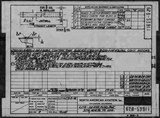 Manufacturer's drawing for North American Aviation B-25 Mitchell Bomber. Drawing number 62B-53911