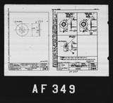 Manufacturer's drawing for North American Aviation B-25 Mitchell Bomber. Drawing number 2w3