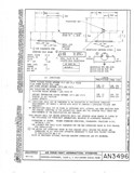 Manufacturer's drawing for Generic Parts - Aviation General Manuals. Drawing number AN3496