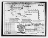 Manufacturer's drawing for Beechcraft AT-10 Wichita - Private. Drawing number 104585