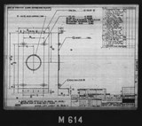 Manufacturer's drawing for North American Aviation B-25 Mitchell Bomber. Drawing number 98-54468