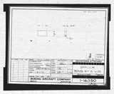 Manufacturer's drawing for Boeing Aircraft Corporation B-17 Flying Fortress. Drawing number 1-16350
