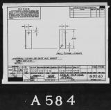 Manufacturer's drawing for Lockheed Corporation P-38 Lightning. Drawing number 199540