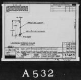 Manufacturer's drawing for Lockheed Corporation P-38 Lightning. Drawing number 198483