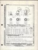 Manufacturer's drawing for Generic Parts - Aviation Standards. Drawing number an944