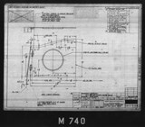 Manufacturer's drawing for North American Aviation B-25 Mitchell Bomber. Drawing number 98-616108
