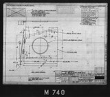 Manufacturer's drawing for North American Aviation B-25 Mitchell Bomber. Drawing number 98-616108