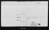 Manufacturer's drawing for North American Aviation B-25 Mitchell Bomber. Drawing number 98-735213