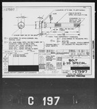 Manufacturer's drawing for Boeing Aircraft Corporation B-17 Flying Fortress. Drawing number 1-27397