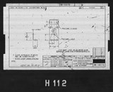 Manufacturer's drawing for North American Aviation B-25 Mitchell Bomber. Drawing number 98-58176