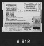 Manufacturer's drawing for North American Aviation B-25 Mitchell Bomber. Drawing number 62A-47058