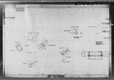Manufacturer's drawing for North American Aviation B-25 Mitchell Bomber. Drawing number 98-53460