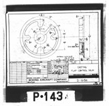 Manufacturer's drawing for Boeing Aircraft Corporation B-17 Flying Fortress. Drawing number 21-6184