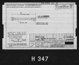 Manufacturer's drawing for North American Aviation B-25 Mitchell Bomber. Drawing number 98-58846