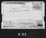 Manufacturer's drawing for North American Aviation B-25 Mitchell Bomber. Drawing number 98-54802