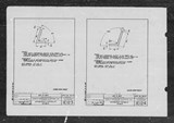 Manufacturer's drawing for North American Aviation B-25 Mitchell Bomber. Drawing number 1E123 1E124