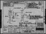 Manufacturer's drawing for North American Aviation B-25 Mitchell Bomber. Drawing number 62A-34573