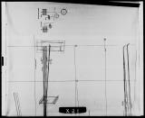 Manufacturer's drawing for Lockheed Corporation P-38 Lightning. Drawing number 197744
