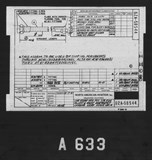 Manufacturer's drawing for North American Aviation B-25 Mitchell Bomber. Drawing number 62A-58544