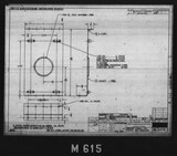 Manufacturer's drawing for North American Aviation B-25 Mitchell Bomber. Drawing number 98-54470