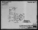 Manufacturer's drawing for North American Aviation B-25 Mitchell Bomber. Drawing number 98-53500