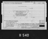 Manufacturer's drawing for North American Aviation B-25 Mitchell Bomber. Drawing number 98-63985