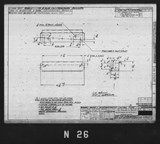 Manufacturer's drawing for North American Aviation B-25 Mitchell Bomber. Drawing number 98-62529