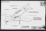 Manufacturer's drawing for North American Aviation P-51 Mustang. Drawing number 106-71001