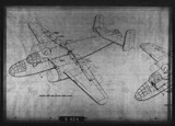 Manufacturer's drawing for North American Aviation B-25 Mitchell Bomber. Drawing number 108-00025