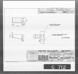 Manufacturer's drawing for Bell Aircraft P-39 Airacobra. Drawing number 33-749-003