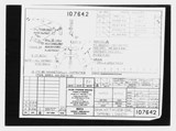 Manufacturer's drawing for Beechcraft AT-10 Wichita - Private. Drawing number 107642