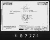 Manufacturer's drawing for Lockheed Corporation P-38 Lightning. Drawing number 198877