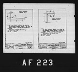 Manufacturer's drawing for North American Aviation B-25 Mitchell Bomber. Drawing number 1e43