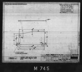Manufacturer's drawing for North American Aviation B-25 Mitchell Bomber. Drawing number 98-616124