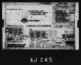 Manufacturer's drawing for North American Aviation B-25 Mitchell Bomber. Drawing number 108-58337