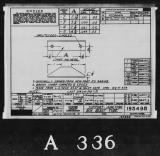 Manufacturer's drawing for Lockheed Corporation P-38 Lightning. Drawing number 195498