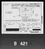 Manufacturer's drawing for Boeing Aircraft Corporation B-17 Flying Fortress. Drawing number 1-21035