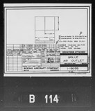 Manufacturer's drawing for Boeing Aircraft Corporation B-17 Flying Fortress. Drawing number 1-19055