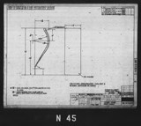 Manufacturer's drawing for North American Aviation B-25 Mitchell Bomber. Drawing number 98-63924