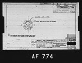 Manufacturer's drawing for North American Aviation B-25 Mitchell Bomber. Drawing number 98-58357
