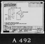 Manufacturer's drawing for Lockheed Corporation P-38 Lightning. Drawing number 197755