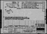 Manufacturer's drawing for North American Aviation B-25 Mitchell Bomber. Drawing number 62B-53908