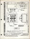 Manufacturer's drawing for Generic Parts - Aviation Standards. Drawing number an3045