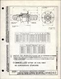 Manufacturer's drawing for Generic Parts - Aviation Standards. Drawing number an6242