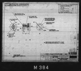 Manufacturer's drawing for North American Aviation B-25 Mitchell Bomber. Drawing number 98-43346