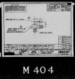 Manufacturer's drawing for Lockheed Corporation P-38 Lightning. Drawing number 199297