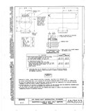 Manufacturer's drawing for Generic Parts - Aviation General Manuals. Drawing number AN3533